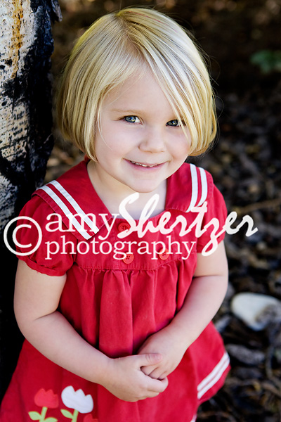 Bozeman preschool girl looks sweet in her red dress